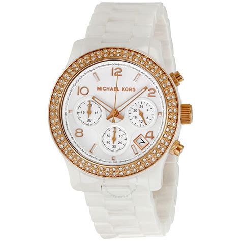 michael kors digital ceramic watch|Michael Kors white ceramic watch.